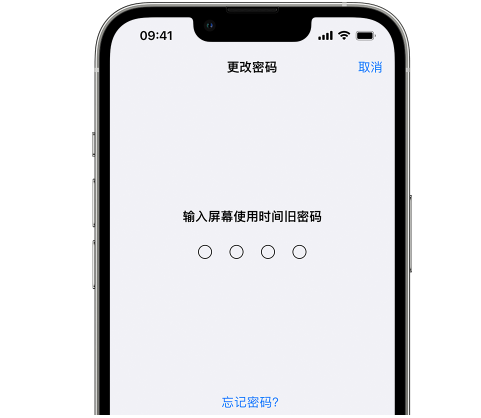 安康iPhone屏幕维修分享iPhone屏幕使用时间密码忘记了怎么办 