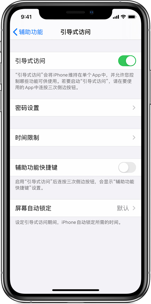 安康苹果手机维修分享如何在 iPhone 上退出引导式访问 