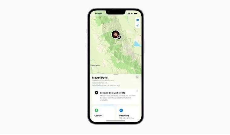 安康苹果14维修分享iPhone14系列中 FindMy功能通过卫星分享位置方法教程 